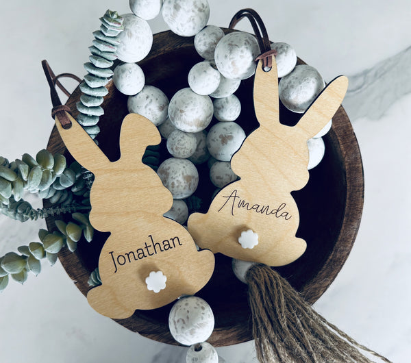 Easter Basket Tags - Personalized - Bunny