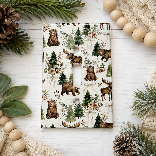 Woodland Animals Switch Plate Cover