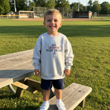 All Legends Start Small Baseball Sweatshirt for Toddlers