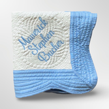 Personalized Baby Blanket - 36 x 46 Inches - Full Name