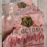 Hockey October Breast Cancer Awareness Shirt