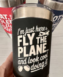 Aviation Drink Tumbler - Funny Gift for Pilot
