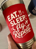 Aviation Drink Tumbler - Funny Gift for Pilot