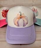 Ladies Pumpkin Hat for Fall and Halloween