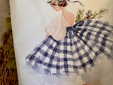Blue Christmas Kitchen Tea Towel - Ballerina