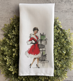 Retro Christmas Kitchen Towel
