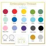 embroidery thread color chart