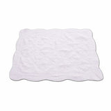 White Baby Quilt 36 x 46 Inches